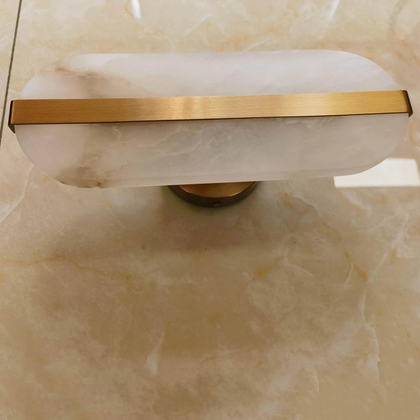 Sculpted Stone Glow Wall Light