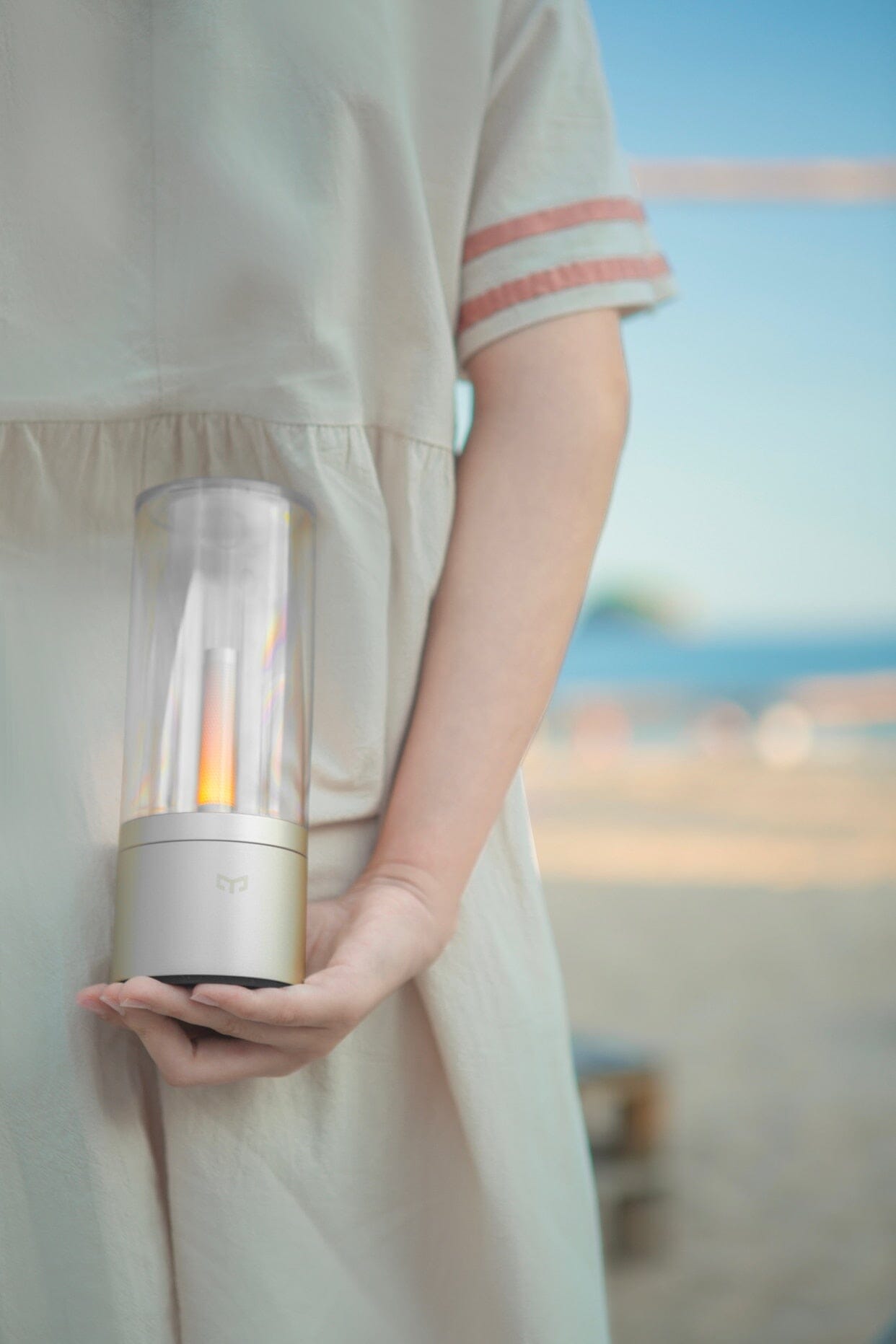 Candle Glow Rotating LED Lamp