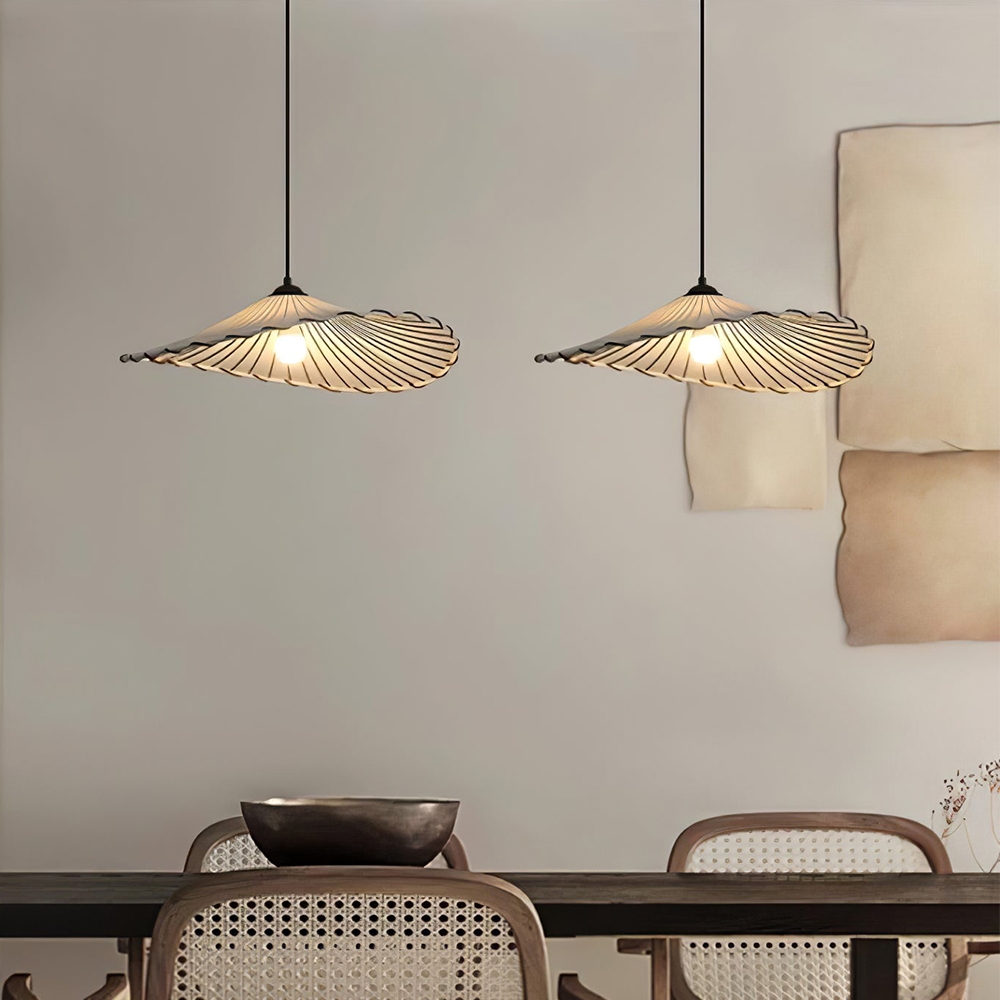 Wabi-Sabi Lotus Pendant Light