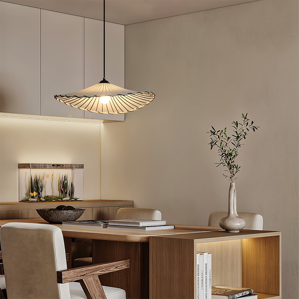 Wabi-Sabi Lotus Pendant Light