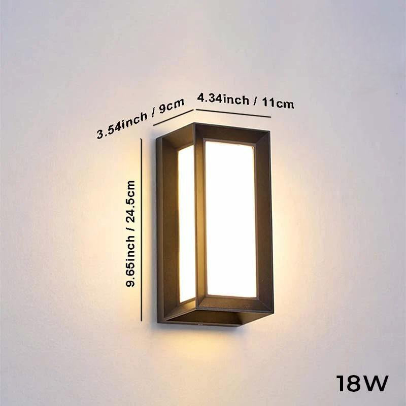 Modern Waterproof LED Outdoor Wall Light