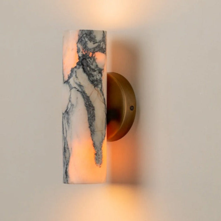 Calacatta Marble Brass Wall Light