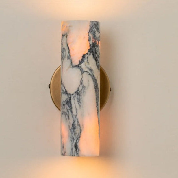 Calacatta Marble Brass Wall Light