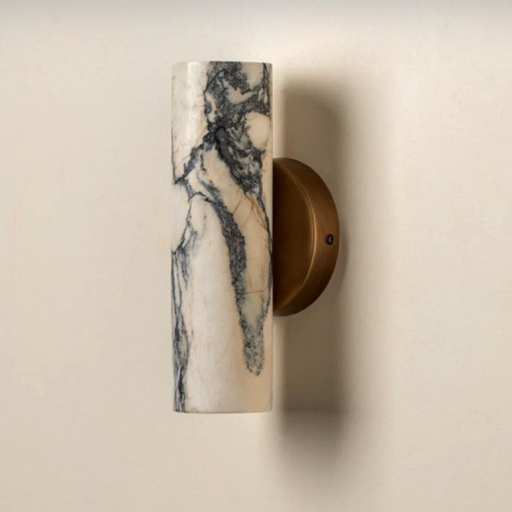 Calacatta Marble Brass Wall Light