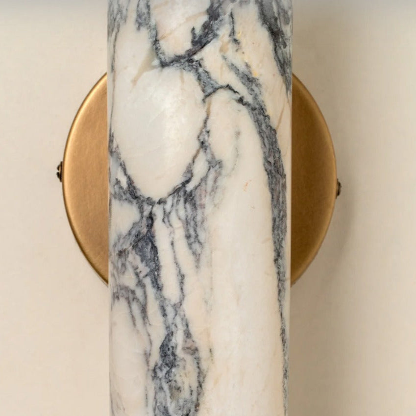 Calacatta Marble Brass Wall Light