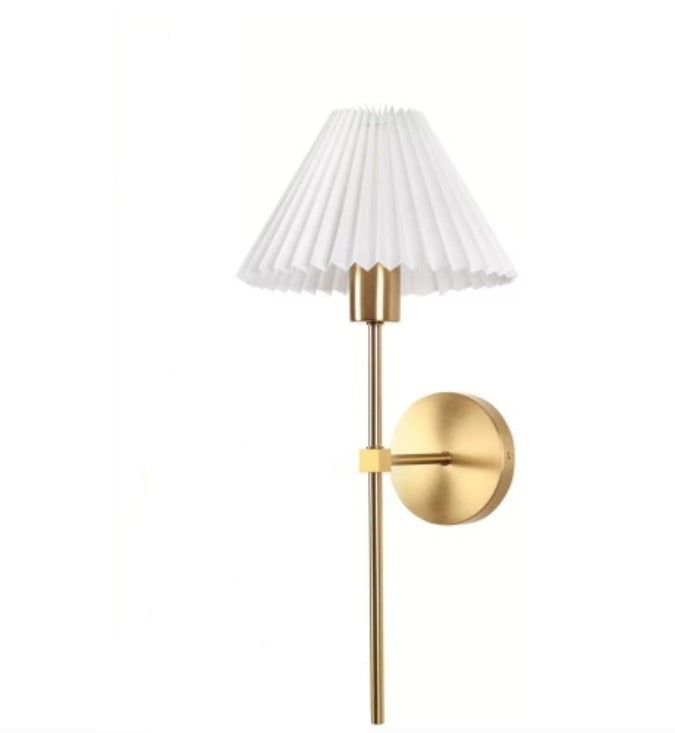 Bronze Linen Wall Sconce