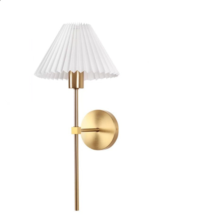 Bronze Linen Wall Sconce