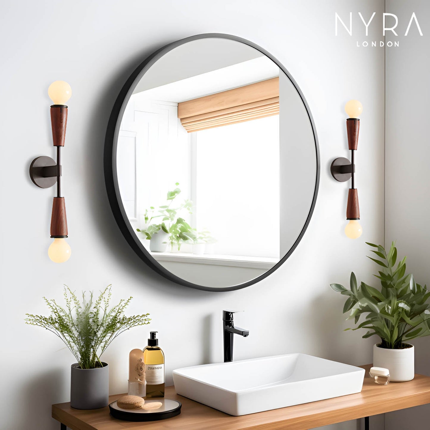 Dual Shade Retro Wall Lamp