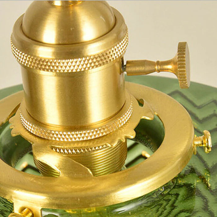 Textured Glass Cylinder Pendant