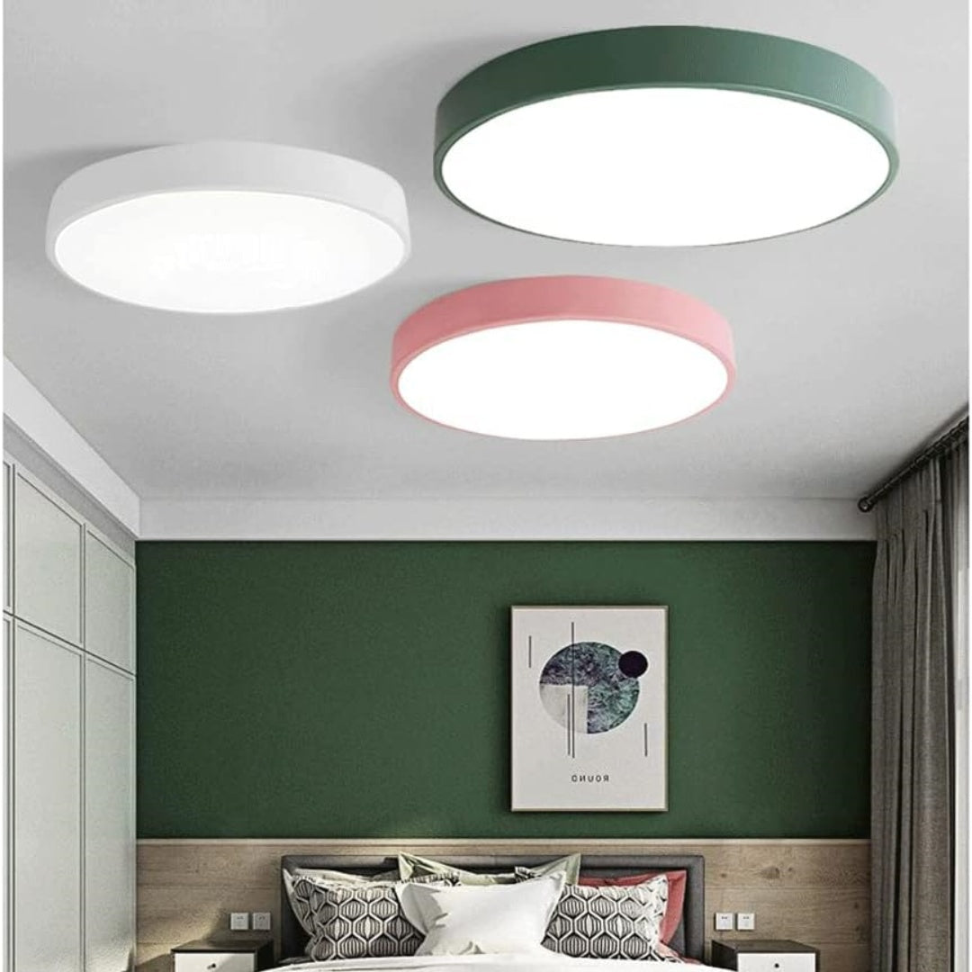 Round LED Ceiling Light Flat Design