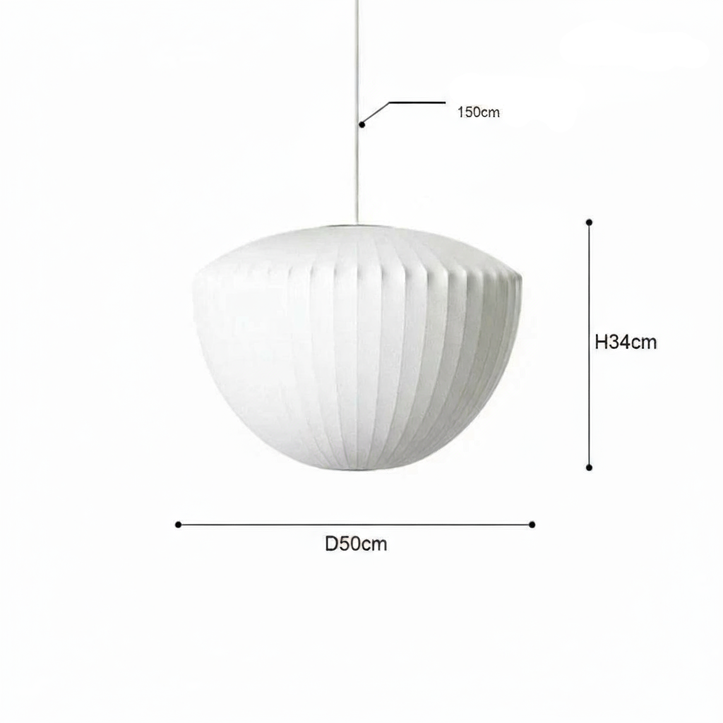 Nordic fabric ceiling lamp