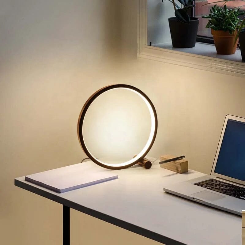 Modern Round LED Bedside Lamp
