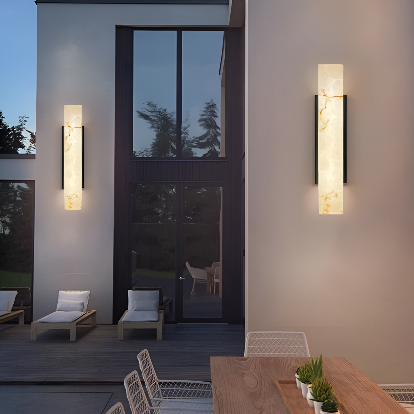 Stone Glow Exterior Wall Lamp