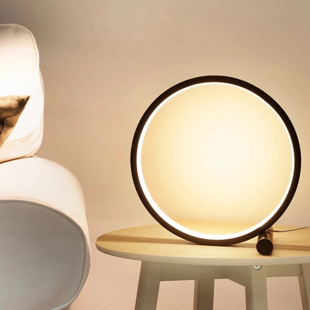 Modern Round LED Bedside Lamp