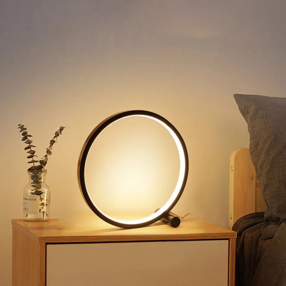 Modern Round LED Bedside Lamp