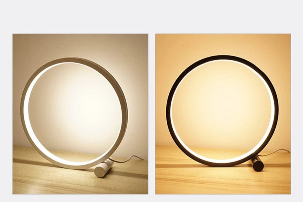 Modern Round LED Bedside Lamp