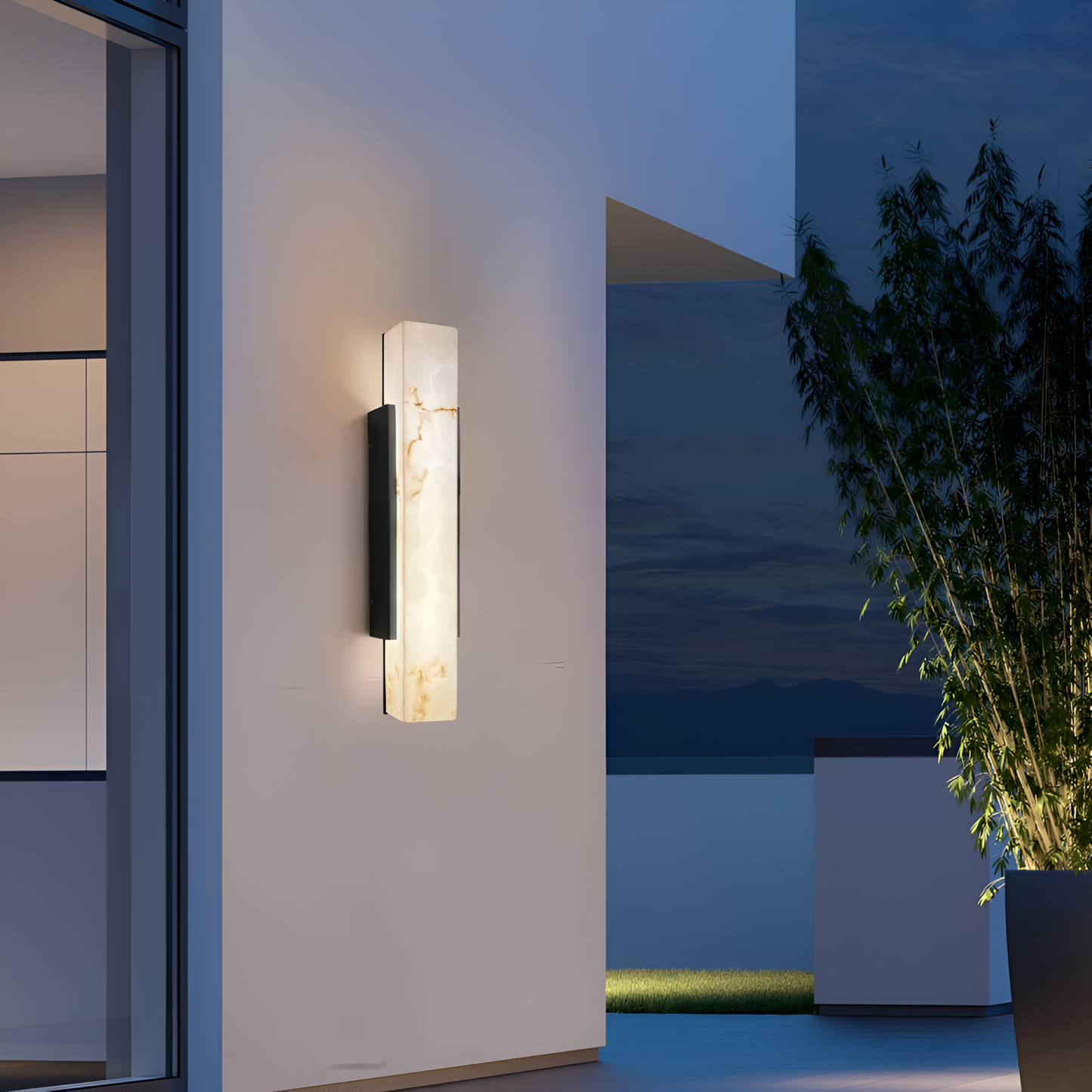 Stone Glow Exterior Wall Lamp