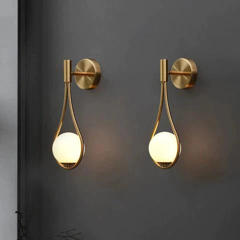Droplet Shape Nordic Wall Lamp