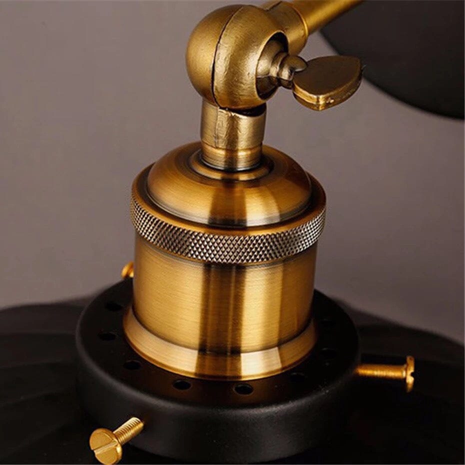 Retro Adjustable Wall Lamp with Switch