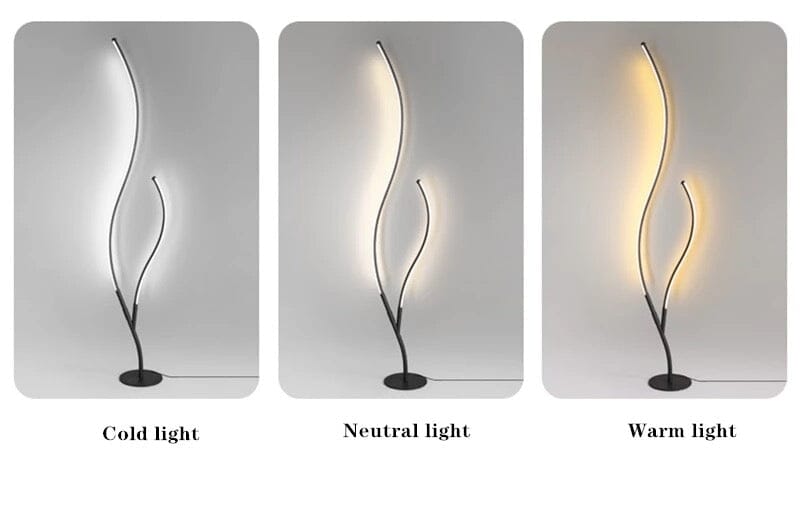 Abstract Nature-Inspired Floor Lamp