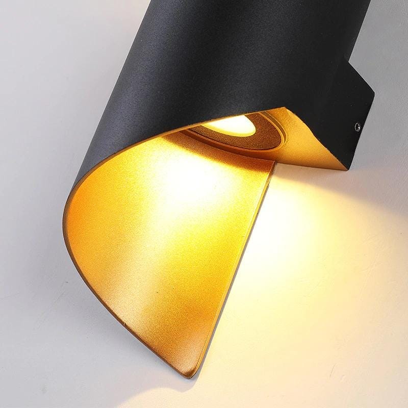 Spiral Design LED Wall Sconce