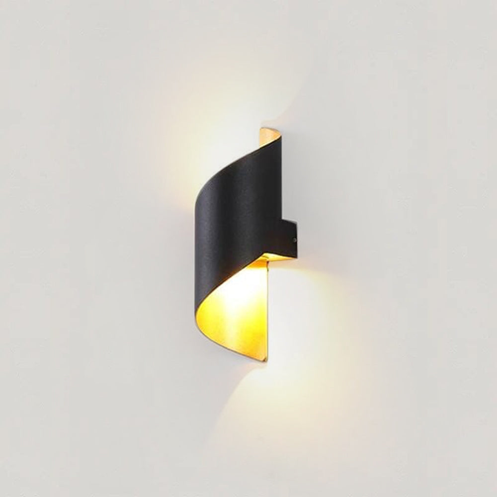 Spiral Design LED Wall Sconce