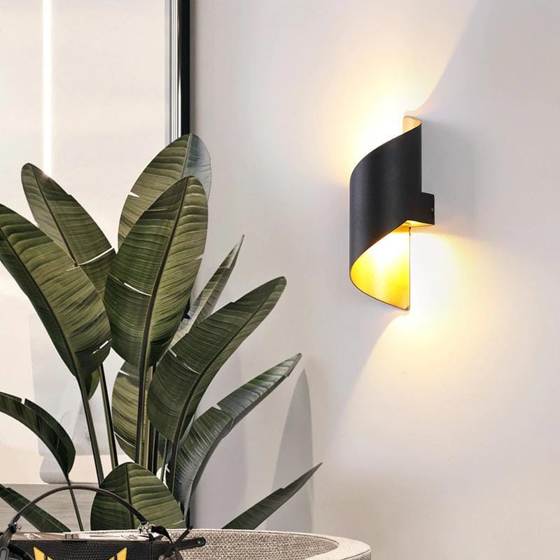 Spiral Design LED Wall Sconce