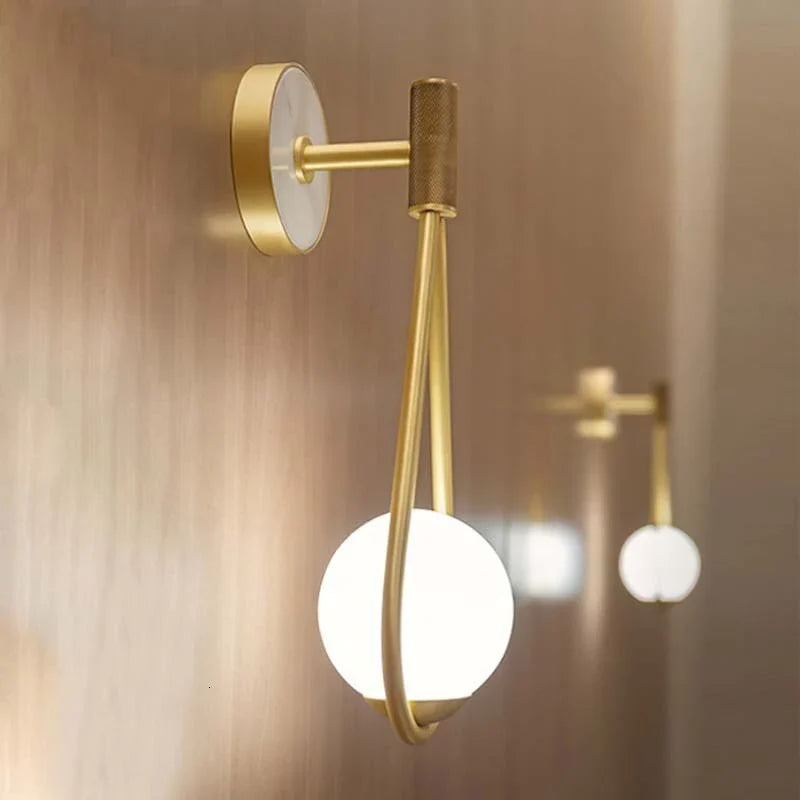 Droplet Shape Nordic Wall Lamp