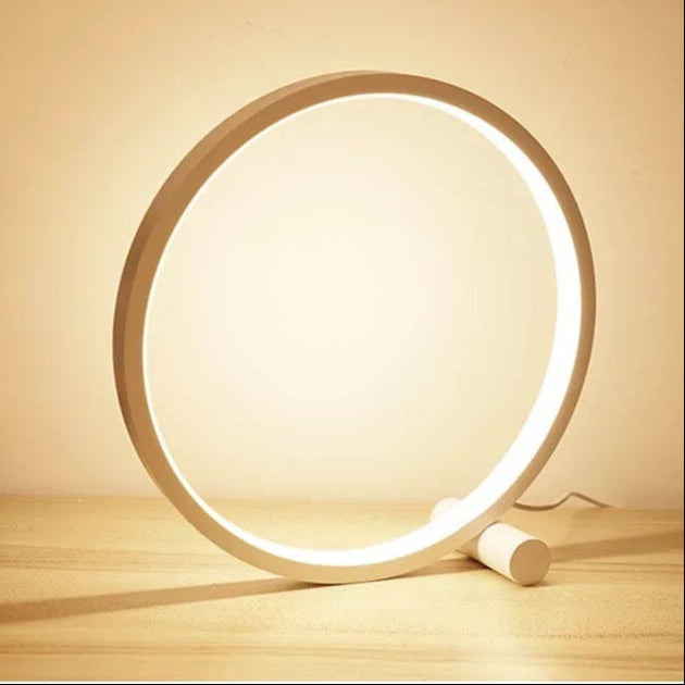 Modern Round LED Bedside Lamp