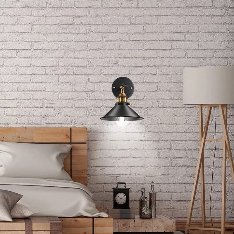 Retro Adjustable Wall Lamp with Switch