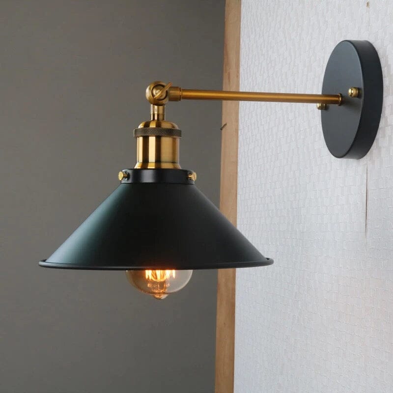 Retro Adjustable Wall Lamp with Switch