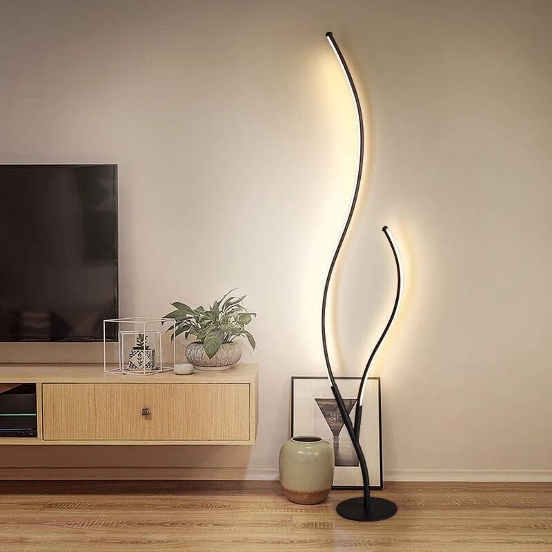 Abstract Nature-Inspired Floor Lamp