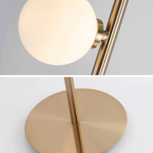 Decorative Glass Orb Floor Lamp