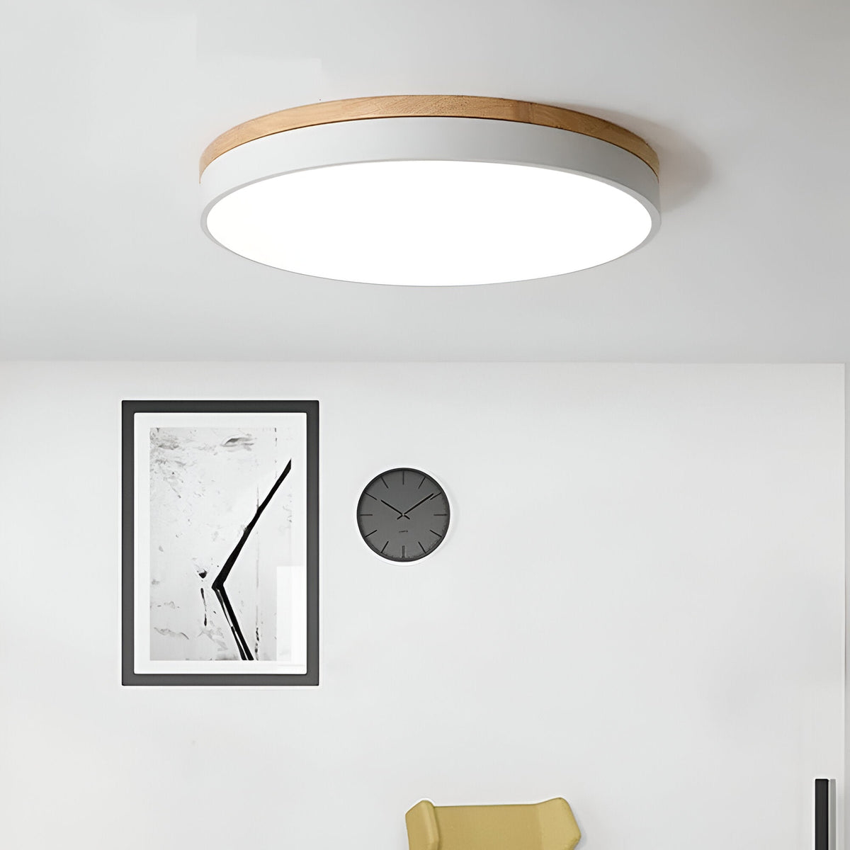 Calluvia Nordic Acrylic Flush Ceiling Light
