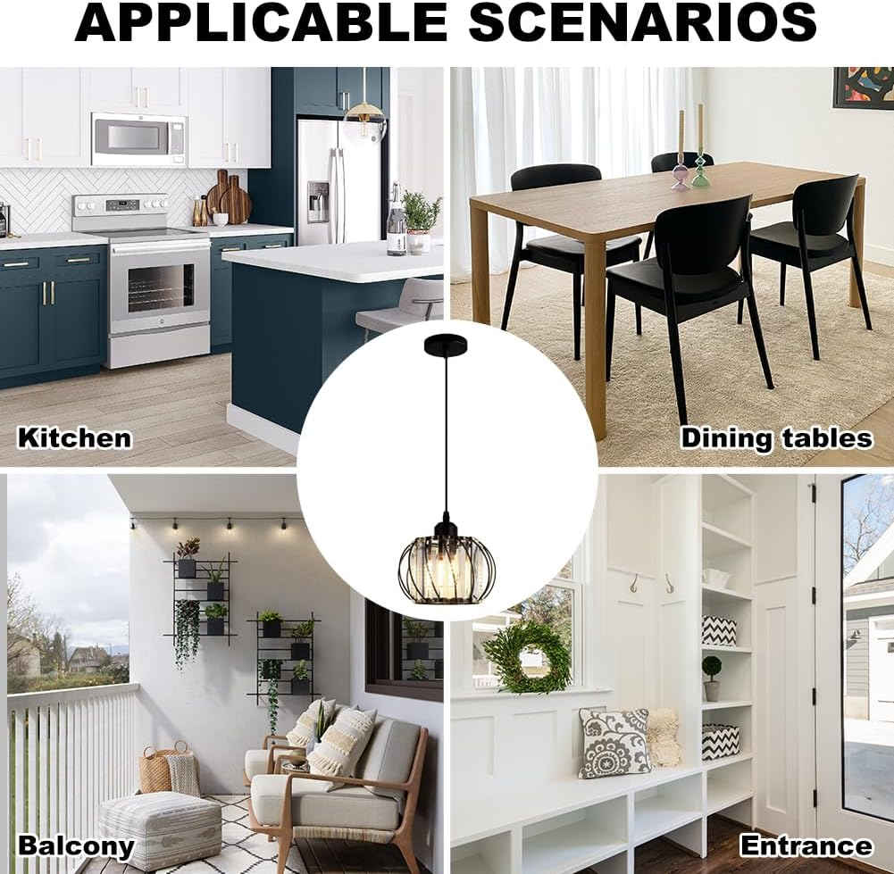 Nordic Globe Glass Pendant Light