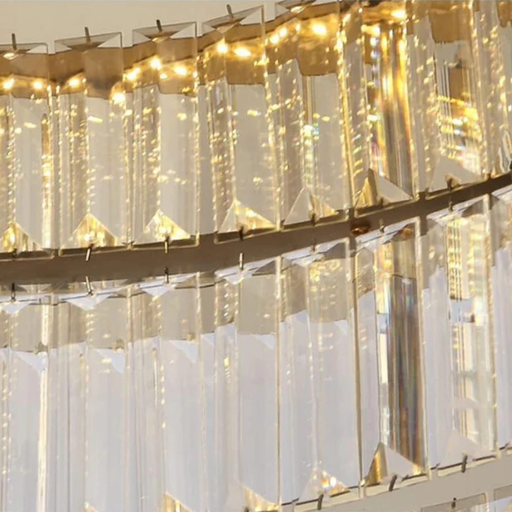 Elegant Crystal Halo Light