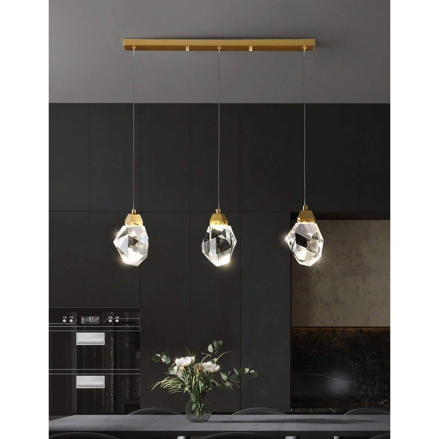 Scalloped Linen Pendant Light