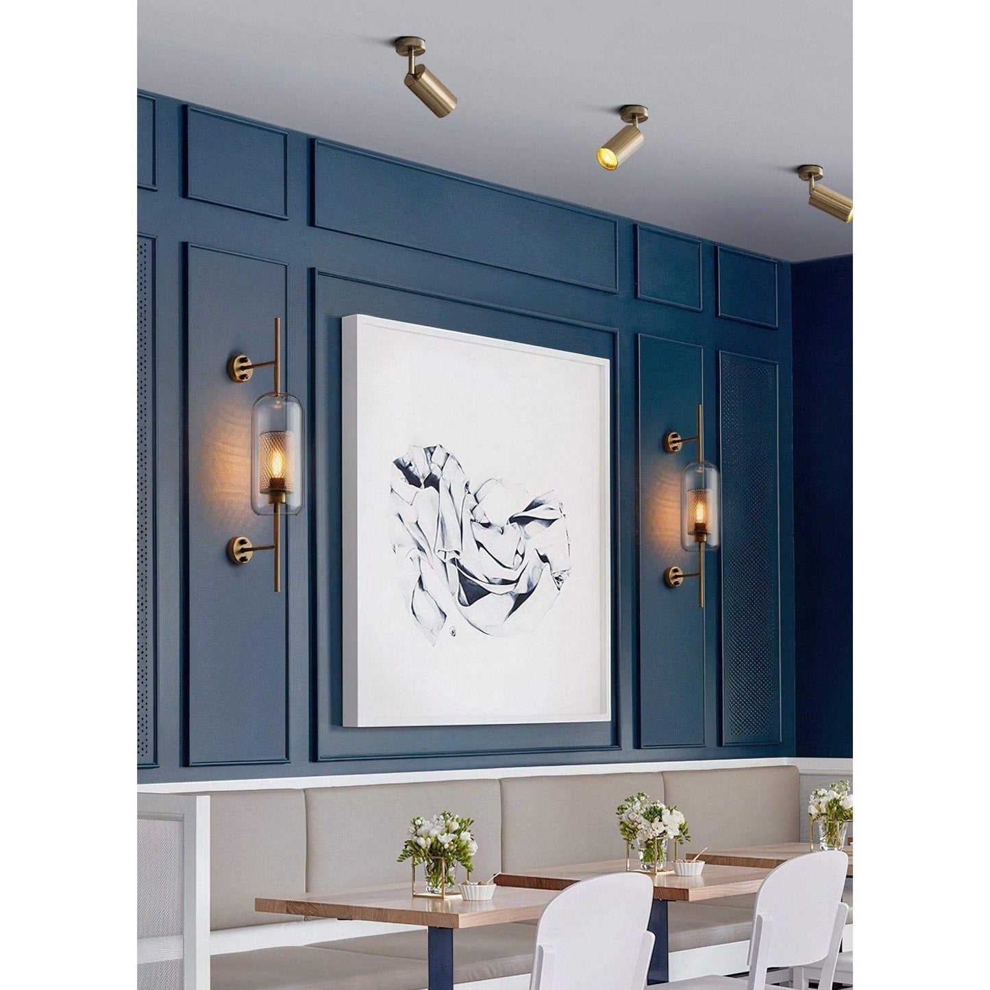 Classic Pleated Wall Light