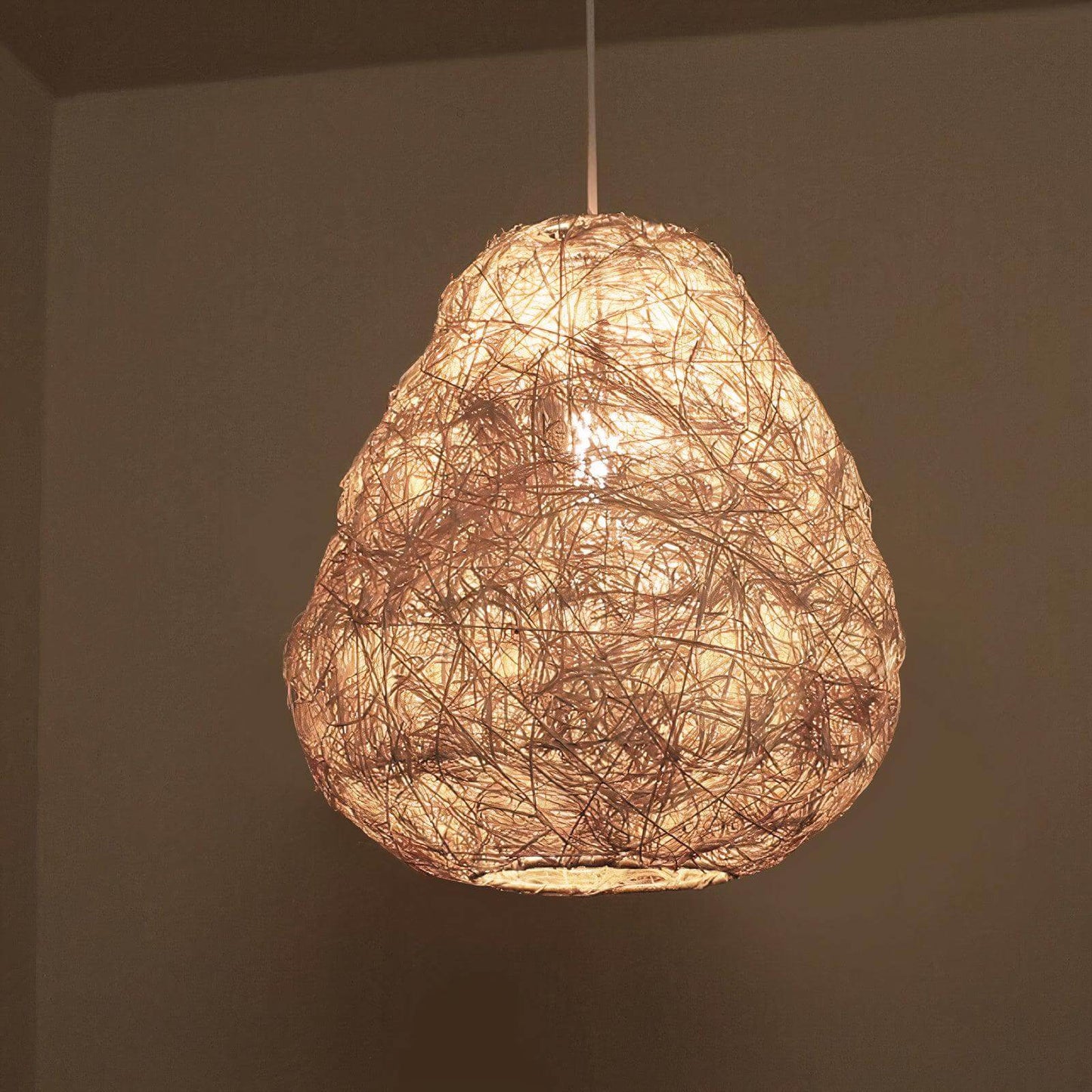 Handwoven Dome Ceiling Light