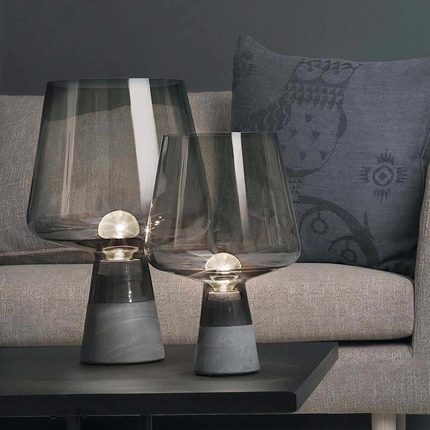 Cream Ceramic Dome Table Lamp
