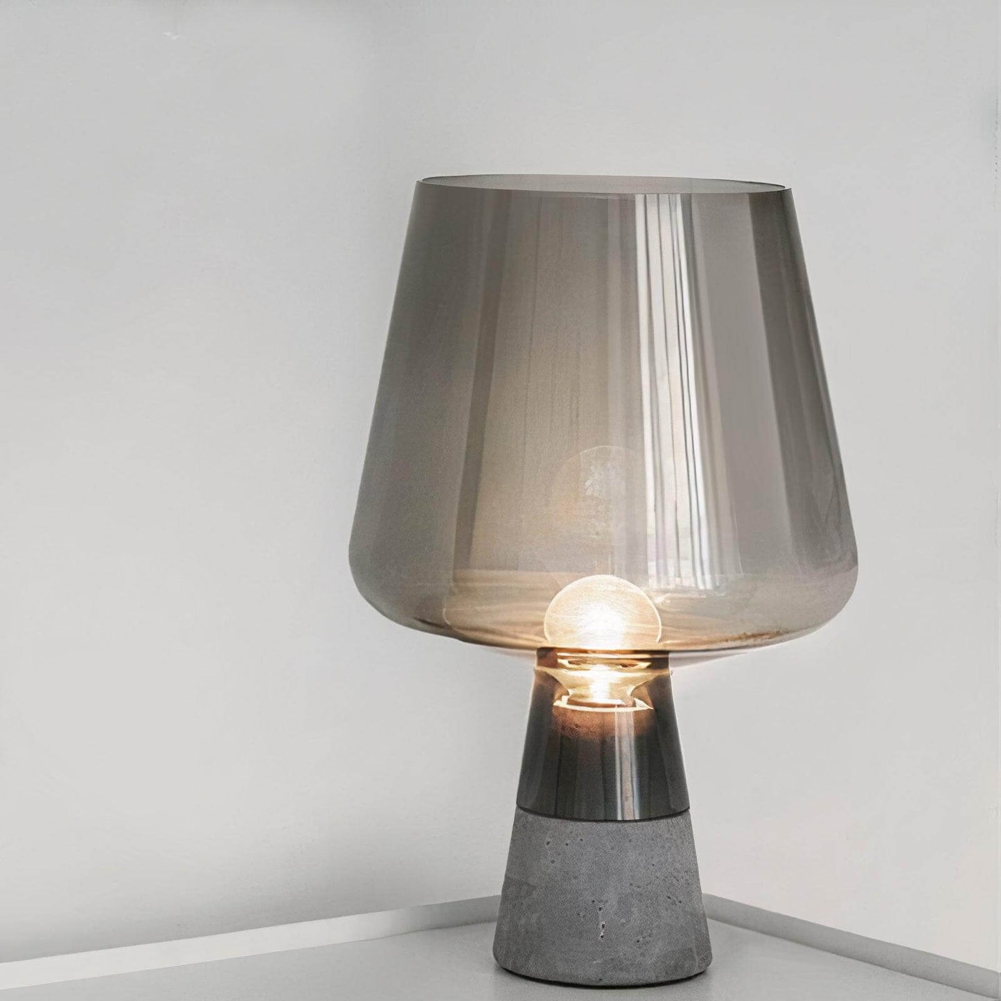 Cream Ceramic Dome Table Lamp