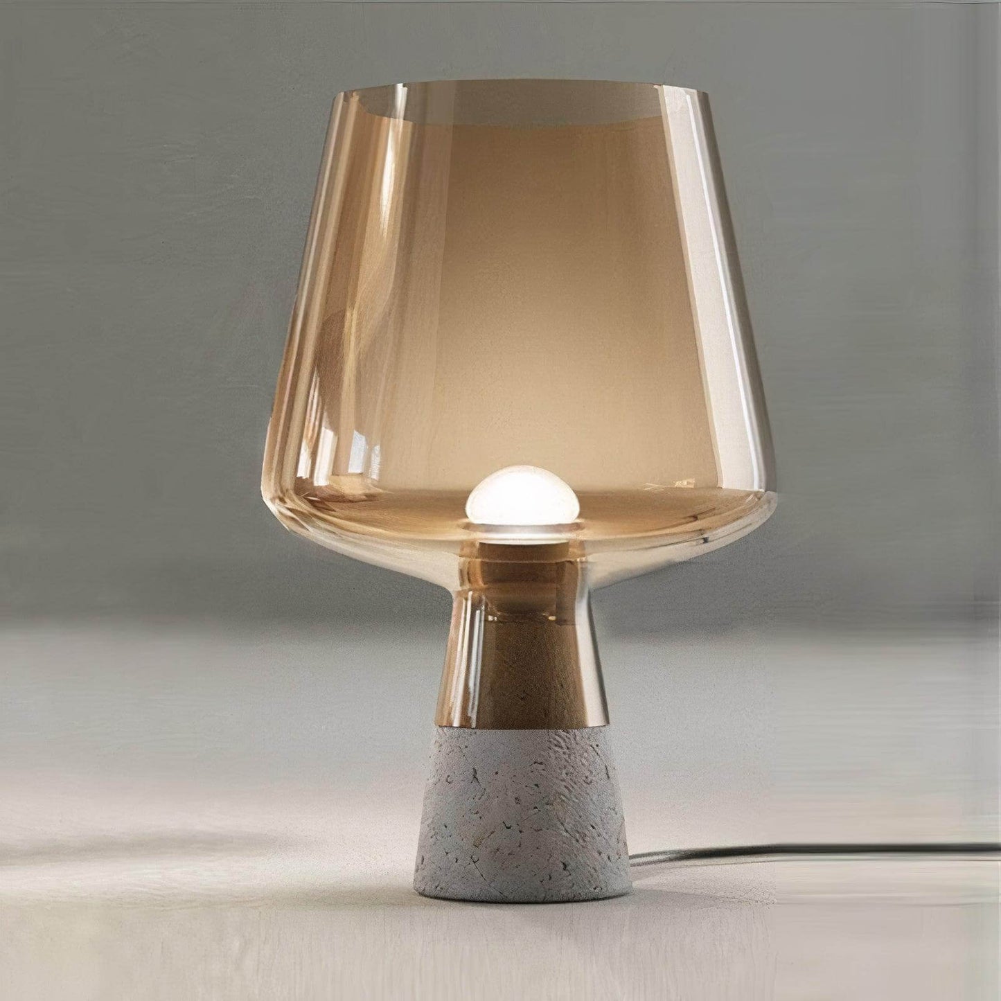 Cream Ceramic Dome Table Lamp