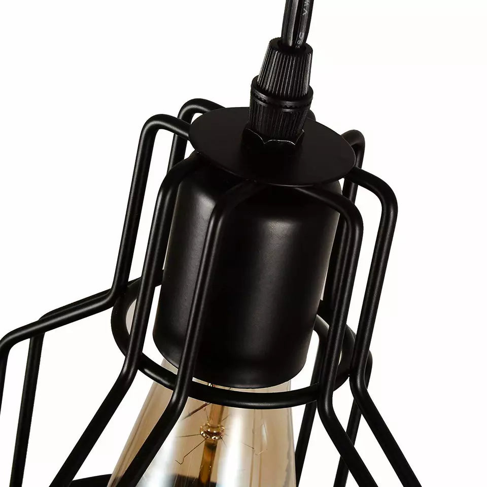 Vintage Black Island Fixture