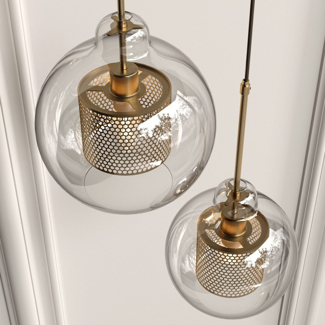 Shine Glass Pendant Light