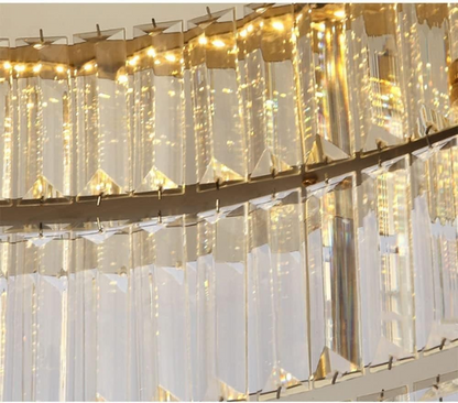 Elegant Crystal Halo Light