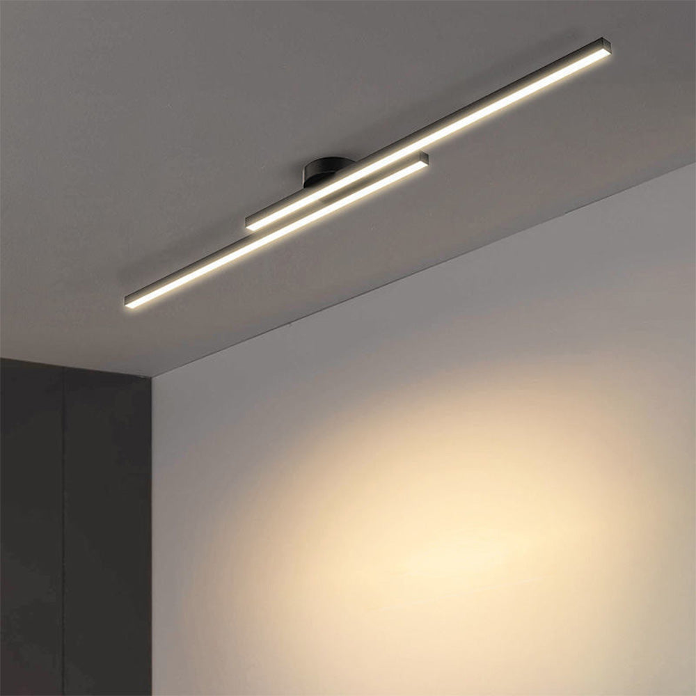 Elongated Aluminum LED Ceiling Light