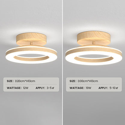 Slim Acrylic Flush Mount Light