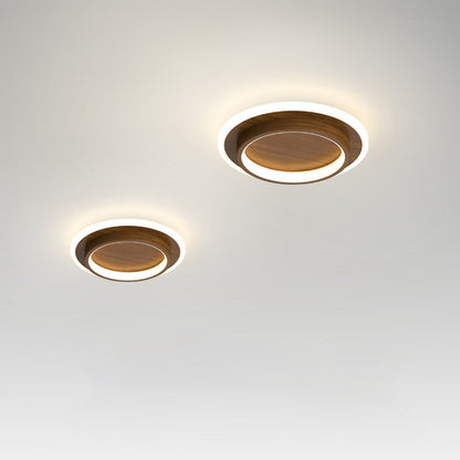 Round Metal & Acrylic Ceiling Light