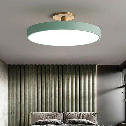 Round LED Ceiling Lamp in Minimalist Design