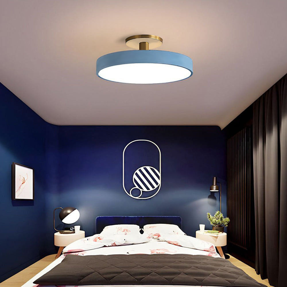 Round LED Ceiling Lamp in Minimalist Design